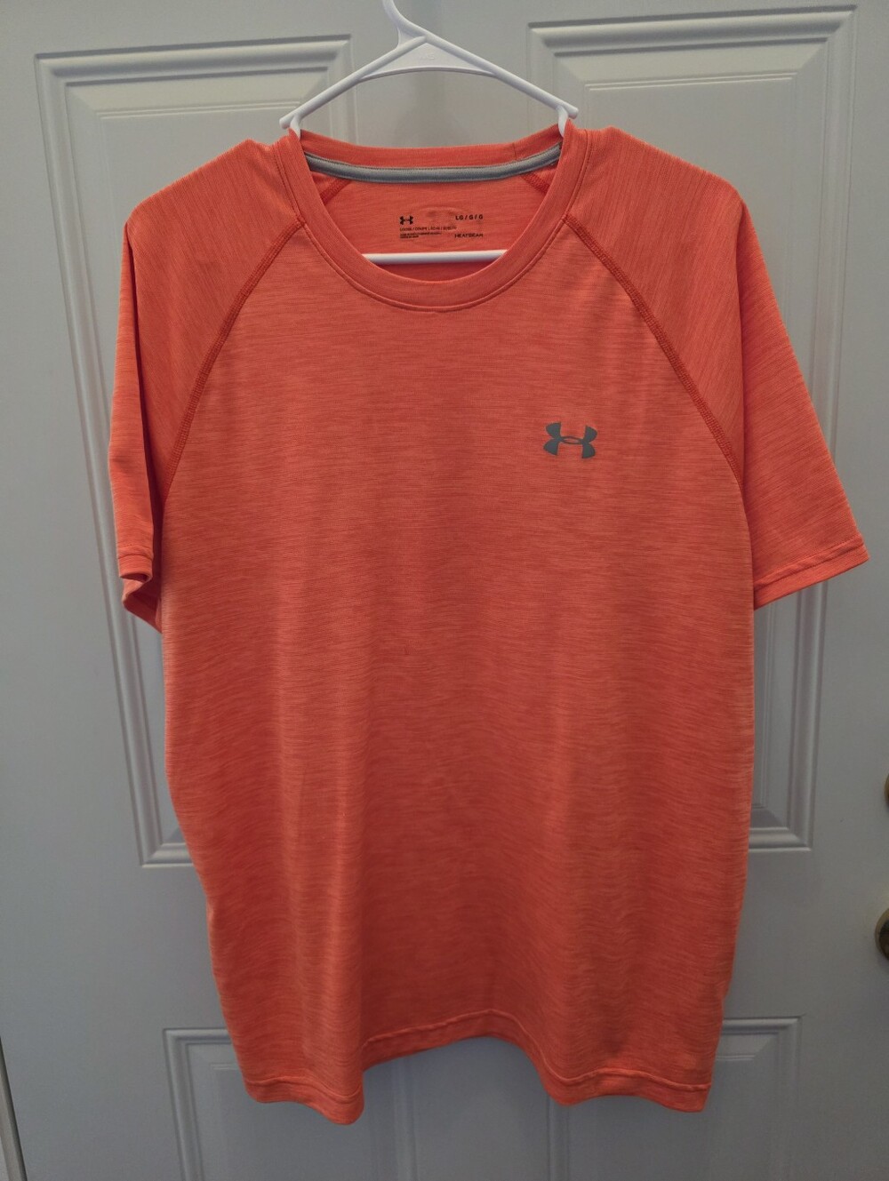 Men's Under Armour Orange Short Sleeve Performance Tee Size Large